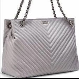 Victoria Secret Purse pebbled v quilt tote